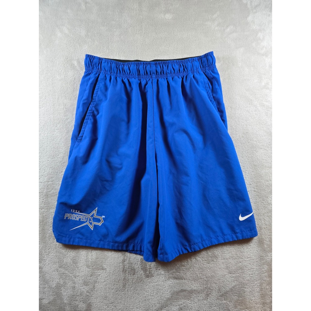 Nike Dri Fit Flex Woven Shorts Mens M Blue Pockets Iowa Prospects AQ3495 493